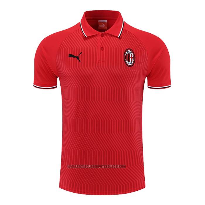 Camisola Polo del AC Milao 2022-2023 Vermelho